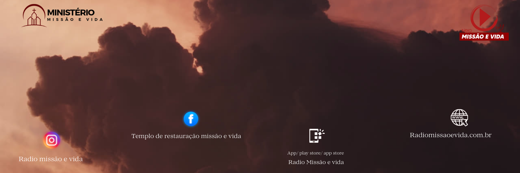 REDES SOCIAIS IGREJA / RADIO